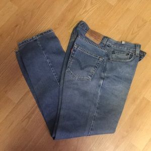 Vintage Levi 550 high waisted Heavy starch